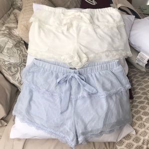 2 pairs EUC Aerie sleep Shorts